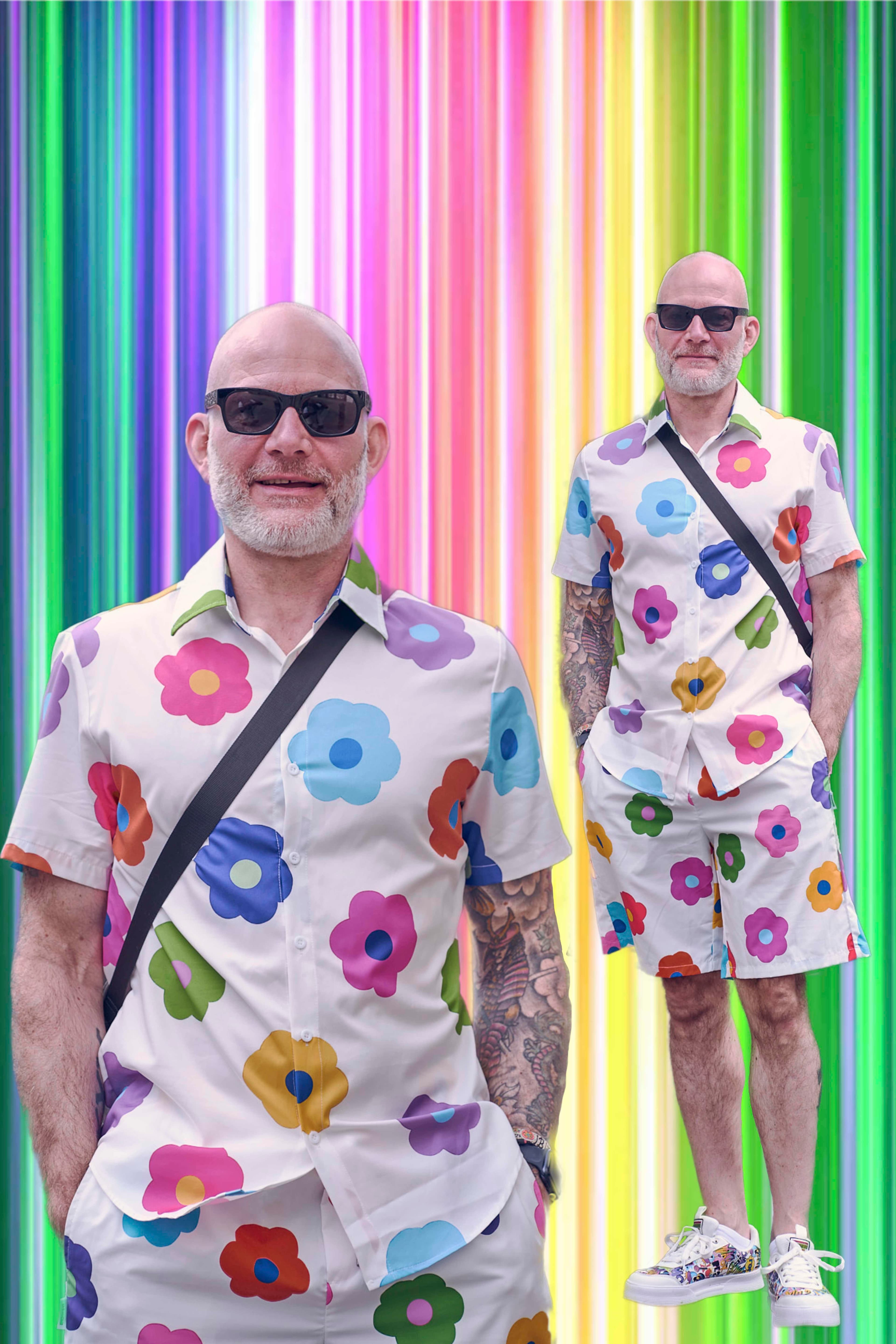 Portrait: Vibrant Energy - A print, a presence, and a flash of fearless expression.