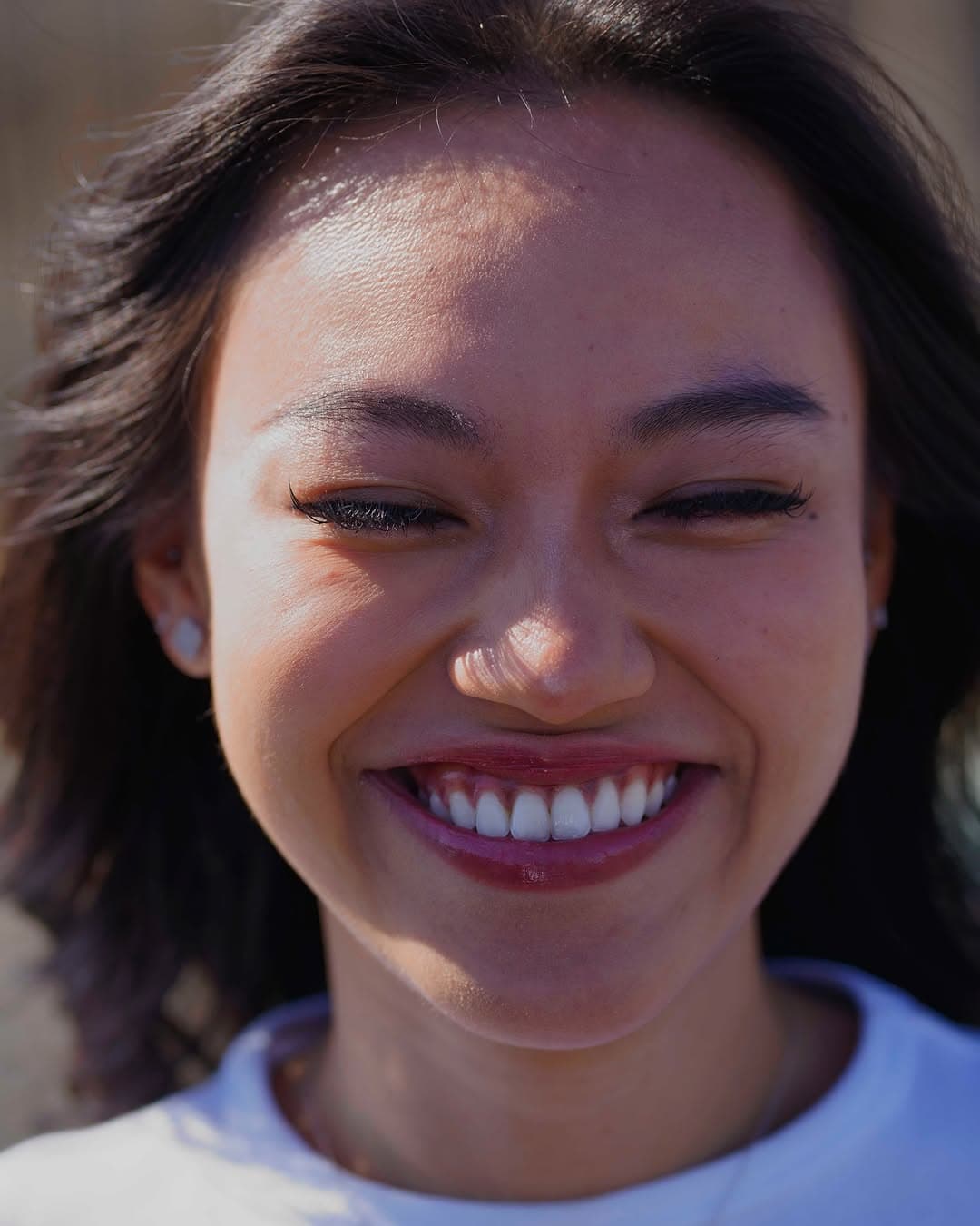 Portrait: The Smile Found Me - She didn’t just smile — she gifted it to the street.