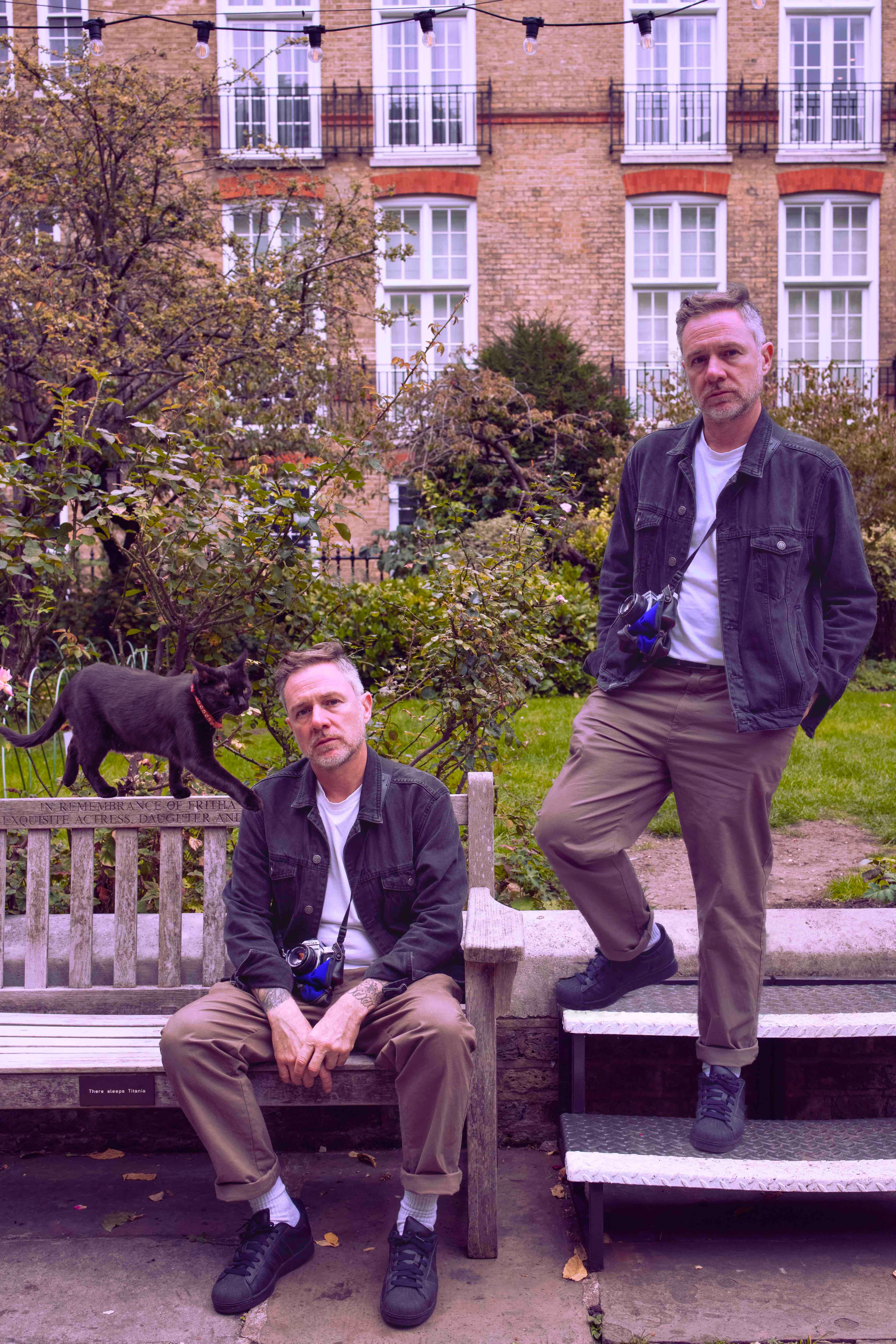 Portrait: Quiet Company - Two reflections, one soul — a tranquil moment of connection between solitude and story.